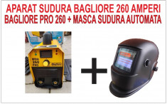 APARAT Sudura BAGLIORE 260 PRO - Cutie ALUMINIU + Masca Automata foto