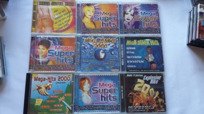 MEGA SUPER HITS , LOT 12 CD-URI . foto