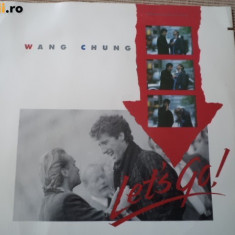 wang chung let's go disc maxi single disc vinyl muzica synth pop rock 1986 VG+