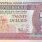 BARBADOS █ bancnota █ 20 Dollars █ 1999 █ P-57 █ UNC █ necirculata