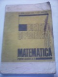 CULEGERE EXERCITII SI PROBLEME DE MATEMATICA PENTRU CLASELE IX-X C.IONESCU 1978