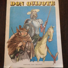 DON QUIJOTE - Miguel de Cervantes - Eugen Taru (ilustratii) - Ion Creanga, 1986