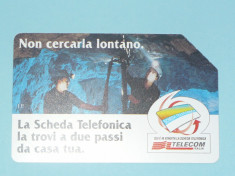 CARTELA TELEFONICA ITALIA 1 foto