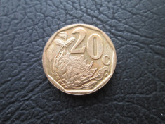 africa de sud-20 cents-2006 foto