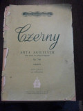CZERNY - Arta Agilitatii Op.740, Caietul IV - editie: Lydia Cristian 1962, 32 p.