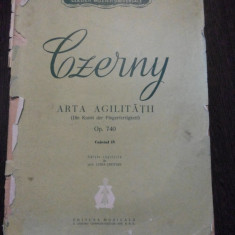 CZERNY - Arta Agilitatii Op.740, Caietul IV - editie: Lydia Cristian 1962, 32 p.