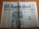 ziarul romania libera 20 mai 1990- revolutia continua pt ca minciuna continua !