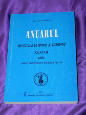 Anuarul Institutului de Istorie A D Xenopol Iasi 2001 (f0192 foto