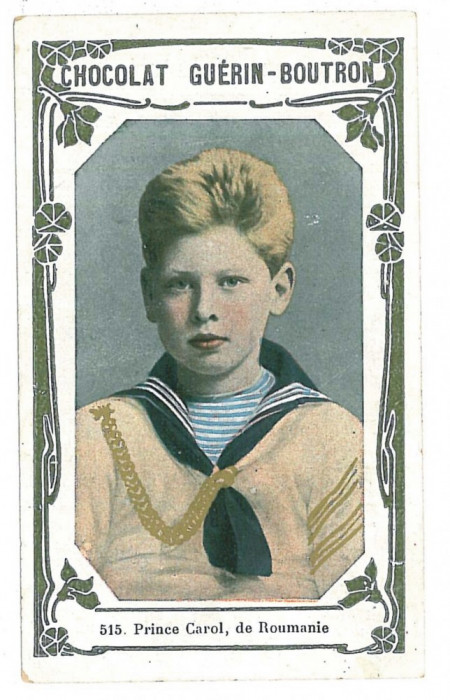 511 - Prince CAROL II, Regale Royalty - mini old postcard - unused