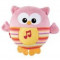 Jucarie De Plus Fisher Price Soothe And Glow Owl Pink