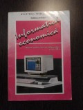 INFORMATICA ECONOMICA Cl. a XI -a - Daniela Oprescu - Editura Didactica, 1996, Clasa 11