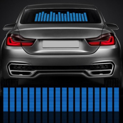 NOU! Sticker egalizator luneta auto universal | tuning tuning boxe led foto