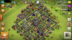 Clash of clans th9 si th10 foto