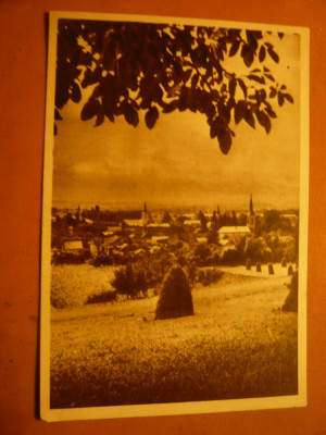 Ilustrata Hateg - Vedere , circulat 1958 foto