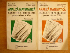 CC4 - ANALIZA MATEMATICA - EXERCITII SI TESTE - CLA XI - ED 2002 - VOL I SI II foto