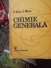 CHIMIE GENERALA-S.IFRIM,I.ROSCA foto