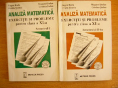 RWX 06 - ANALIZA MATEMATICA-EXERCITII SI PROBLEME - CLS XI - ED 2002 - 2 VOL foto