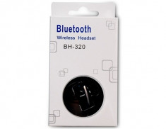 BH-320, Design Prindere Ureche, Mono, Casti Bluetooth, Negre foto