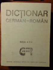 Dictionar german-roman (editia a II-a, 1989) - M. Isbasescu, Ruth Kisch foto