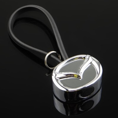 Breloc auto metal detaliu cauciuc material rezistent pentru MAZDA + cutie simpla foto
