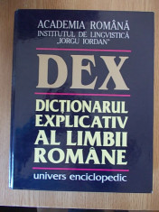 DICTIONARUL EXPLICATIV AL LIMBII ROMANE- DEX, ACADEMIA ROMANA, INSTIT. I. IORDAN foto