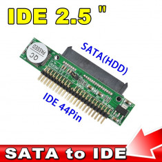 Adaptor sata to ide sata la ide 2.5 HDD SATA TO IDE HDD 2.5 DVD CD ADAPTOR foto