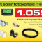 Kit (sistem) solar fotovoltaic ITechSol? 100W pentru iluminat 12V (fara acumulator)