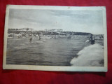 Ilustrata Mangalia - Plaja -1934 -Ed.Magazin Fratilor Dan, Necirculata, Fotografie