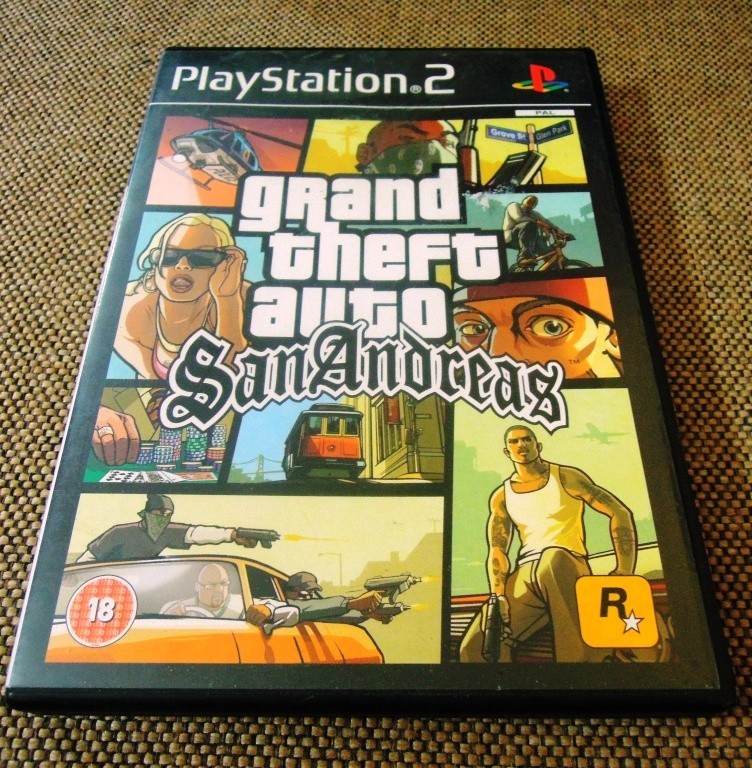 Grand Theft Auto GTA San Andreas PS2 original PAL Grand Theft Auto GTA San Andreas PS2 original PAL