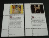 ONU VIENA 1991 &ndash; ARTICOLELE 17 si 18 DREPTURILE OMULUI, serie MNH, A30, Nestampilat