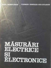 Masurari Electrice Si Electronice - Paul Manolescu Carmen Ionescu-golovanov ,387303 foto