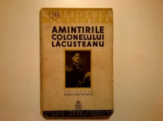 Radu Crutzescu ? Amintirile colonelului Lacusteanu {1935} foto