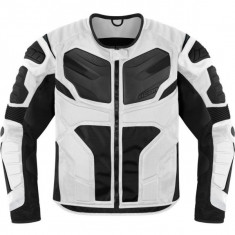 MXE Geaca moto textil Icon Overlord Rezistance, alb Cod Produs: 28202676PE foto