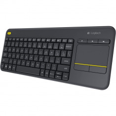 TASTATURA LOGITECH K400 PLUS WIRELESS BLACK 920-007145 foto