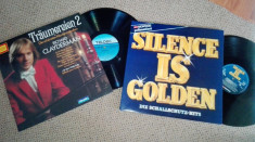 Disc vinil R Clayderman si un disc hituri &amp;quot;Silence is Golden&amp;quot;( GEMA, Teldec) foto