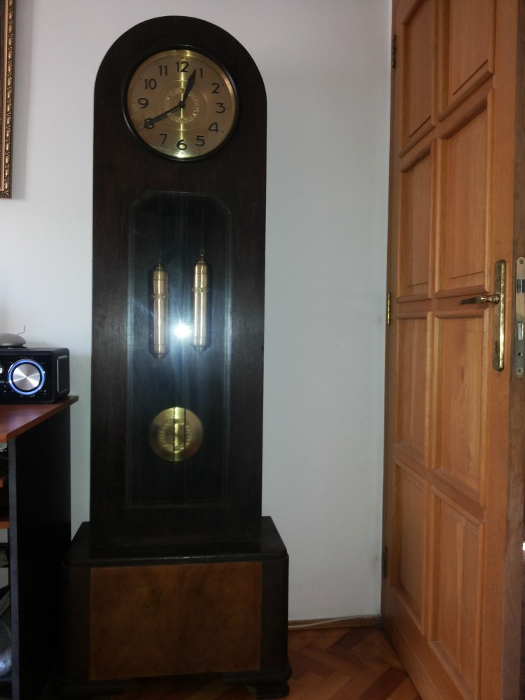 Pendula,ceas pendul de podea,vechi ,german,cu doua greutati | Okazii.ro