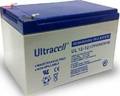 ACUMULATOR 12V 12AH UL12-12 ULTRACELL foto