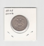 1998 Rusia moneda 5 ruble спмд