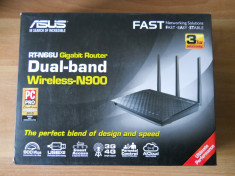 Router wireless N900 ASUS Gigabit RT-N66U Dual-Band. foto