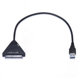USB 3.0 la SATA 3.0 7+15 Pin, pentru hdd 2,5 / 3,5 inch, cu mufa alimentare 12v