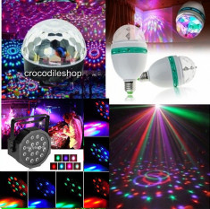 Glob Laser tip Star Shower BEC DISCO LED set 3 Lumini CLUB PARTY foto