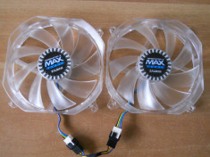 2 x Cooler,ventilator carcasa 120x120mm Zalman 4 fire. foto