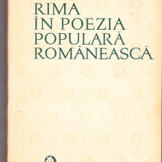 Nicolae Constantinescu - Rima in poezia populara romaneasca