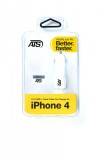 Cumpara ieftin Incarcator auto ATS dual USB iPhone 4/4s / 5.0V , 2A / (46221), De masina