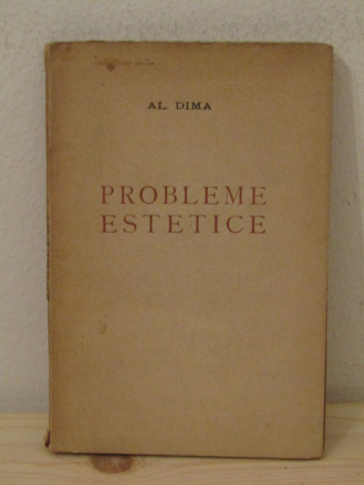 PROBLEME ESTETICE -AL. DIMA