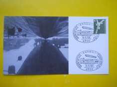 HOPCT 18 Y GERMANIA ESSEN ZEPPELIN ANIV ZBOR POLAR 1981-COSMOS SPACE-CIRCULATA foto