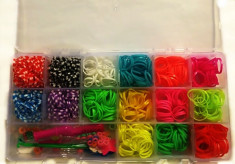 Kit Rainbow Loom 600 piese foto