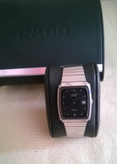 RADO DIASTAR, Ceas Fashion Dama Tungsten Cadran Piatra Quartz Original foto