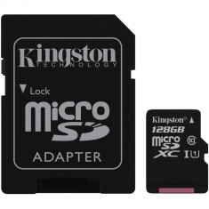 MICRO-SD CARD 128GB KINGSTON SDXC CL10 SDC10G2/128GB foto