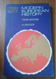 H L Peacock 1789-1977 MODERN EUROPEAN HISTORY